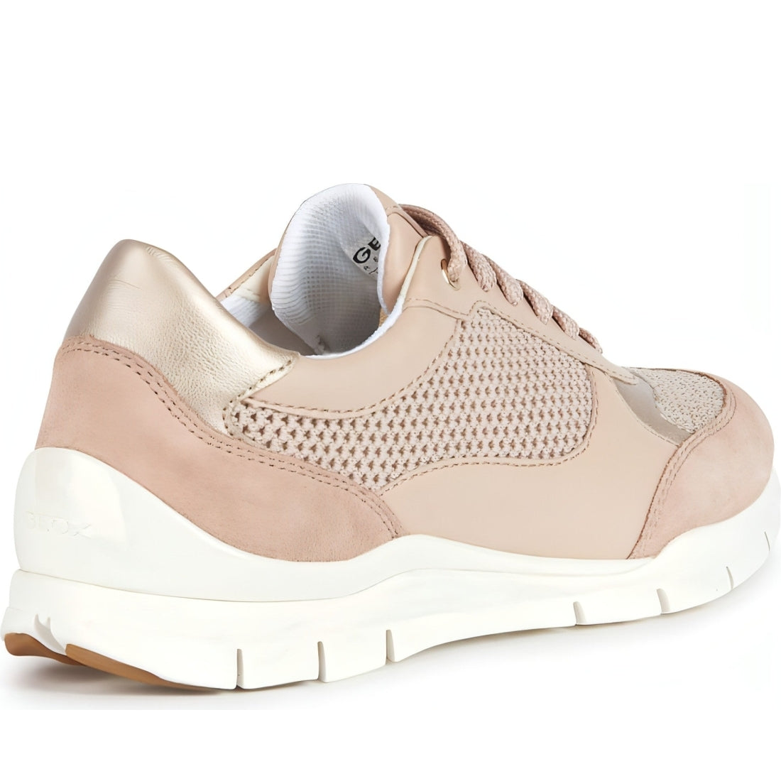 Geox womens nude sukie sport shoes | Vilbury London