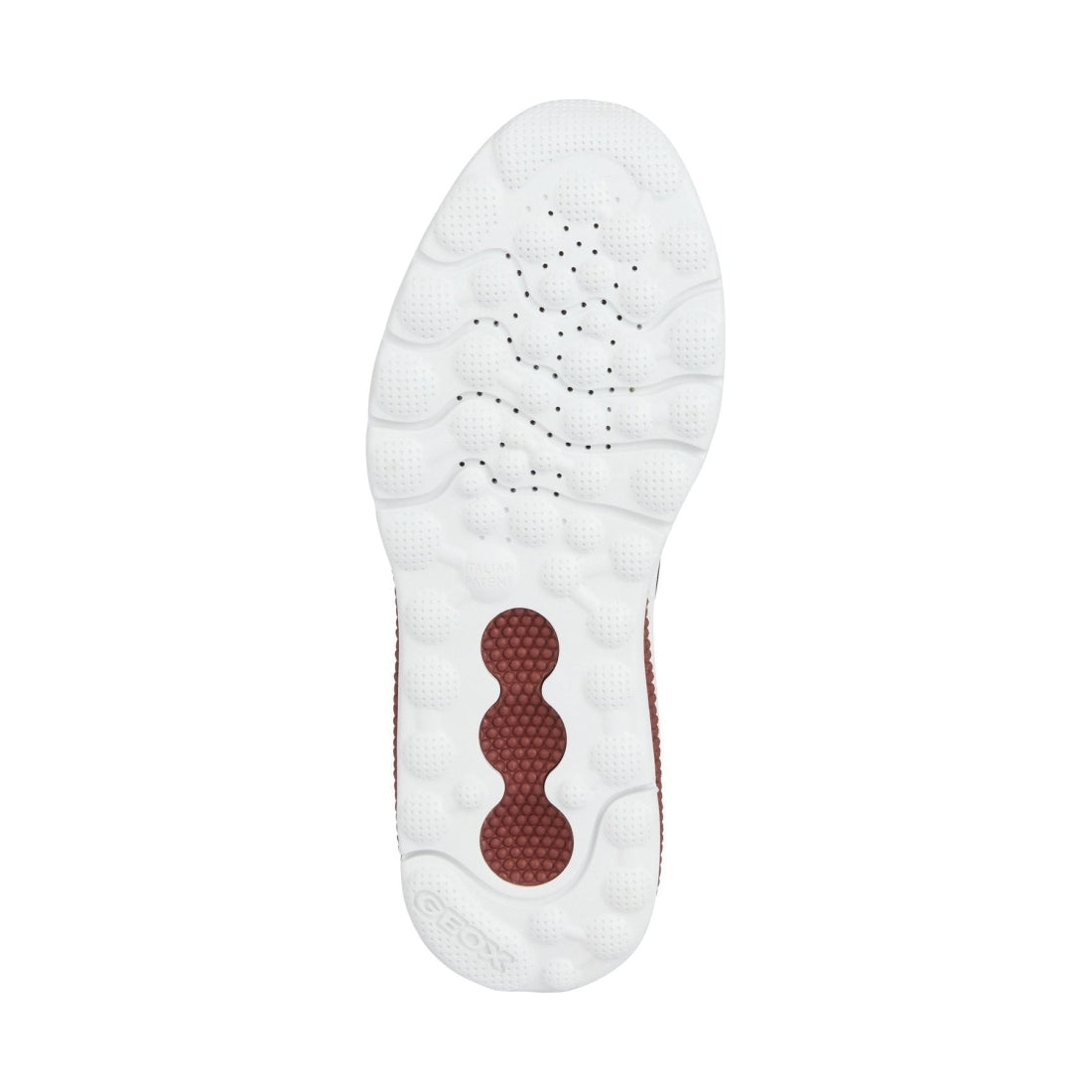 Geox mens black, red spherica sport shoes | Vilbury London