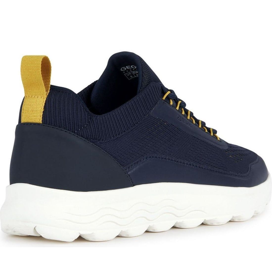 Geox mens navy spherica sport shoes | Vilbury London