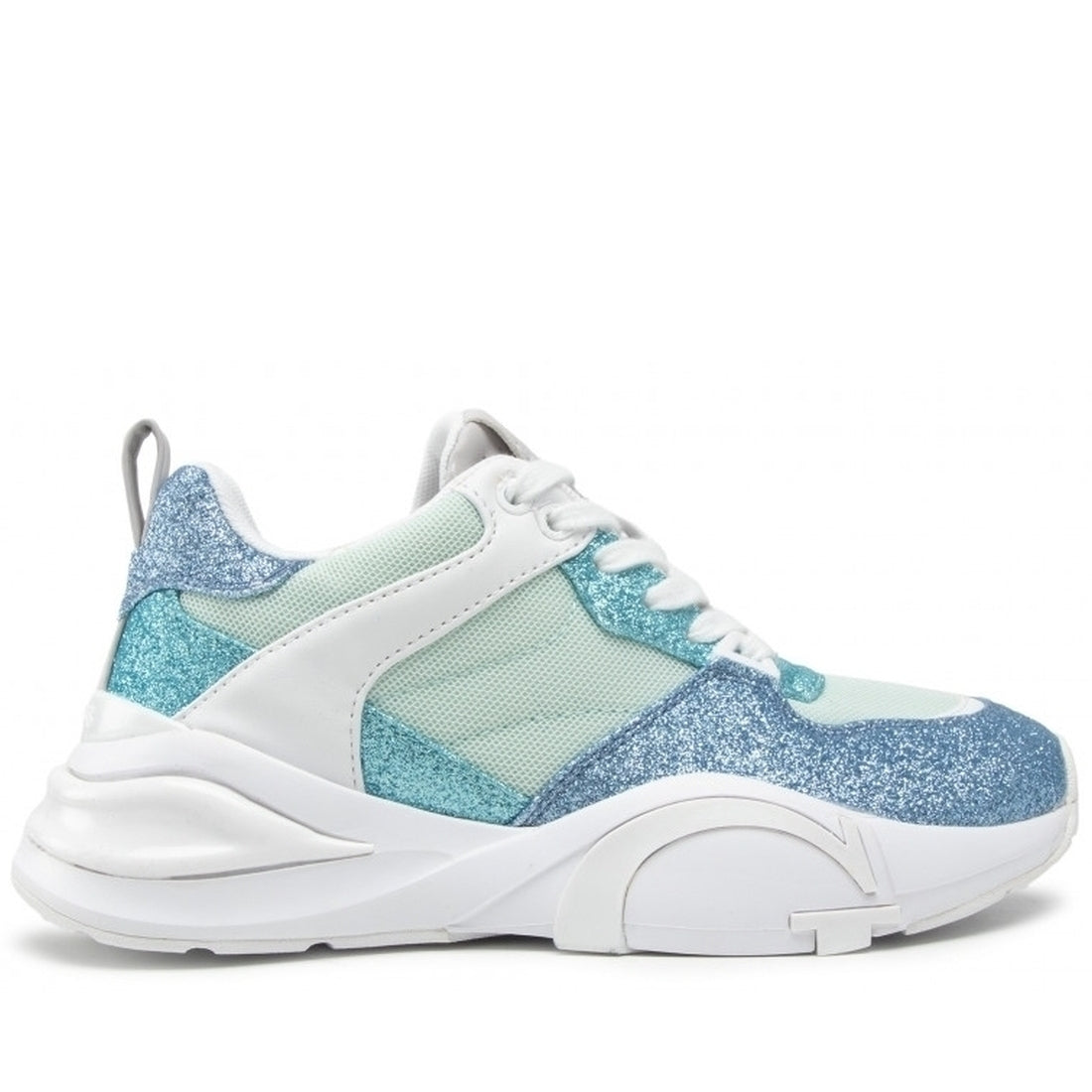 Guess Womens Blue bestie3 flats | Vilbury London