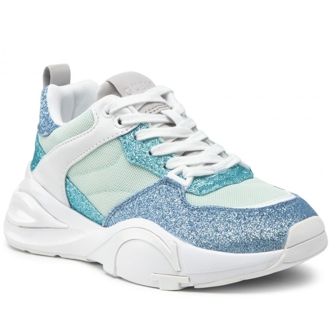 Guess Womens Blue bestie3 flats | Vilbury London