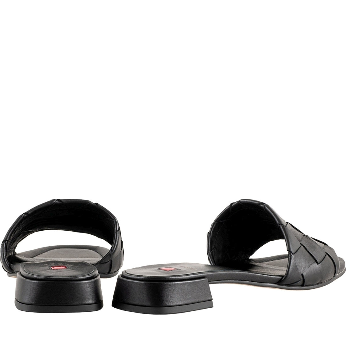 Hogl Womens Black felina slippers | Vilbury London