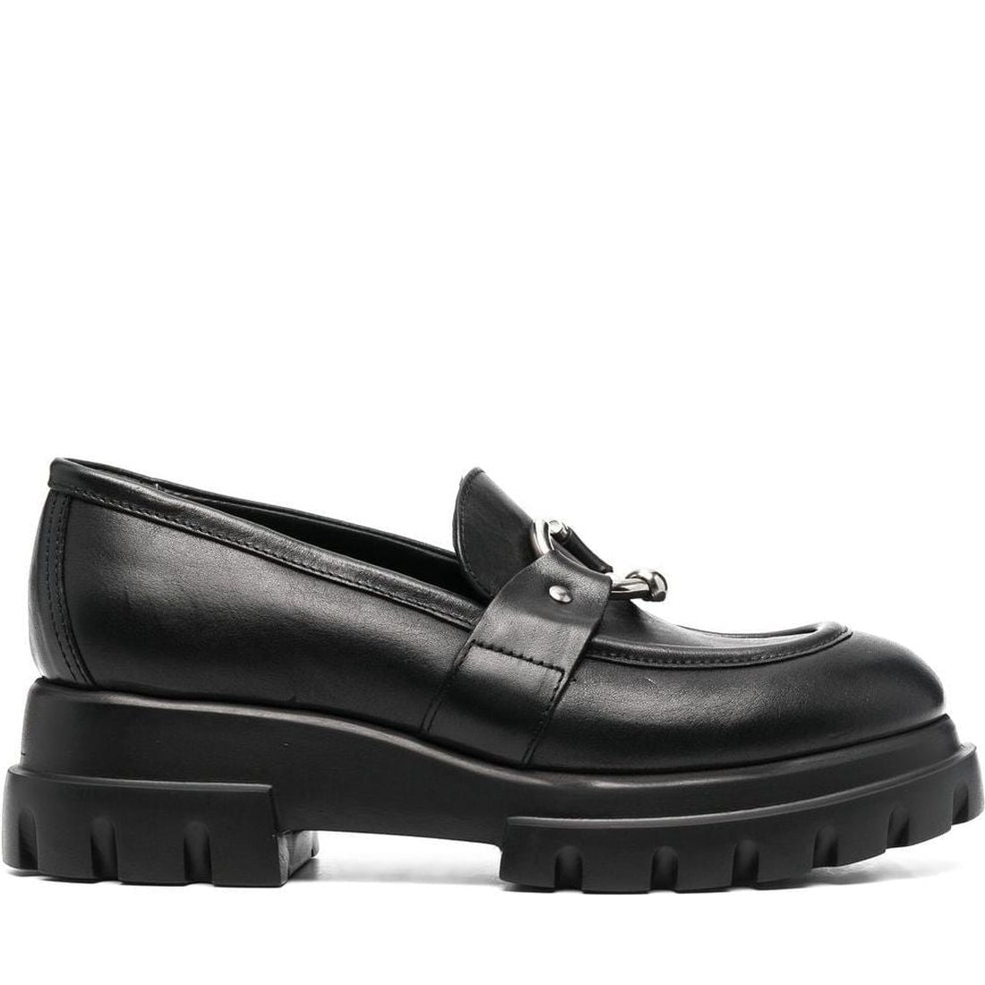 AGL womens Nero monique loafers D756014PGKD0711013 Vilbury London