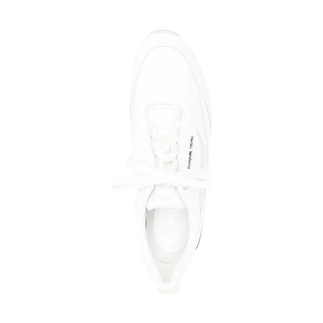 Michael Kors womens optic white allie stride extreme tariner trainers | Vilbury London