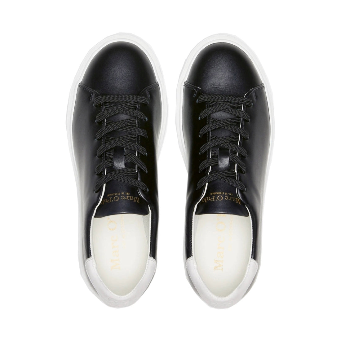 Marc O'Polo Womens Black cora flats | Vilbury London