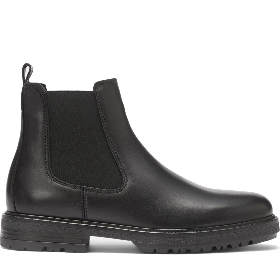 Marc O'Polo mens black casual closed booties | Vilbury London