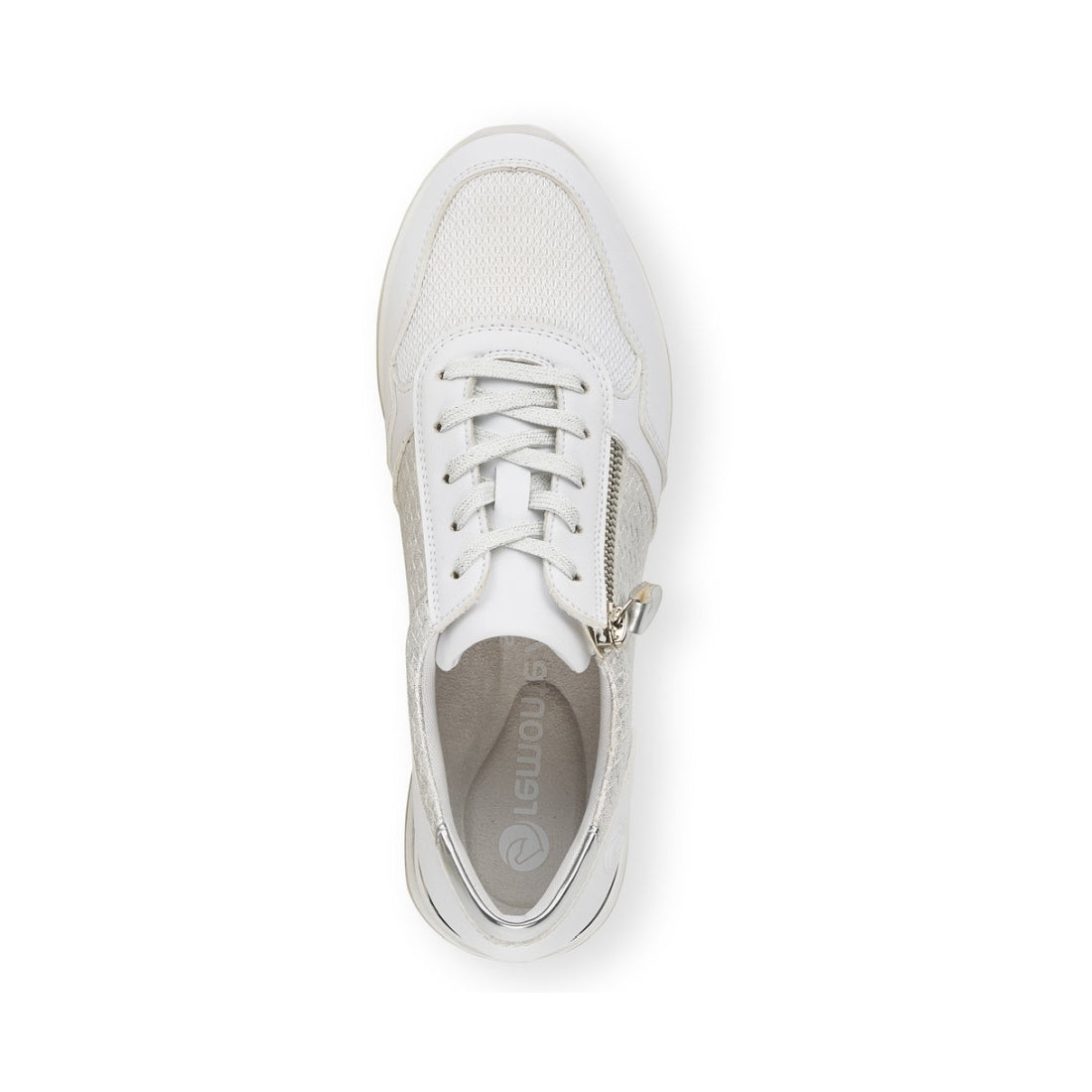 Remonte Womens weiss casual closed shoes | Vilbury London