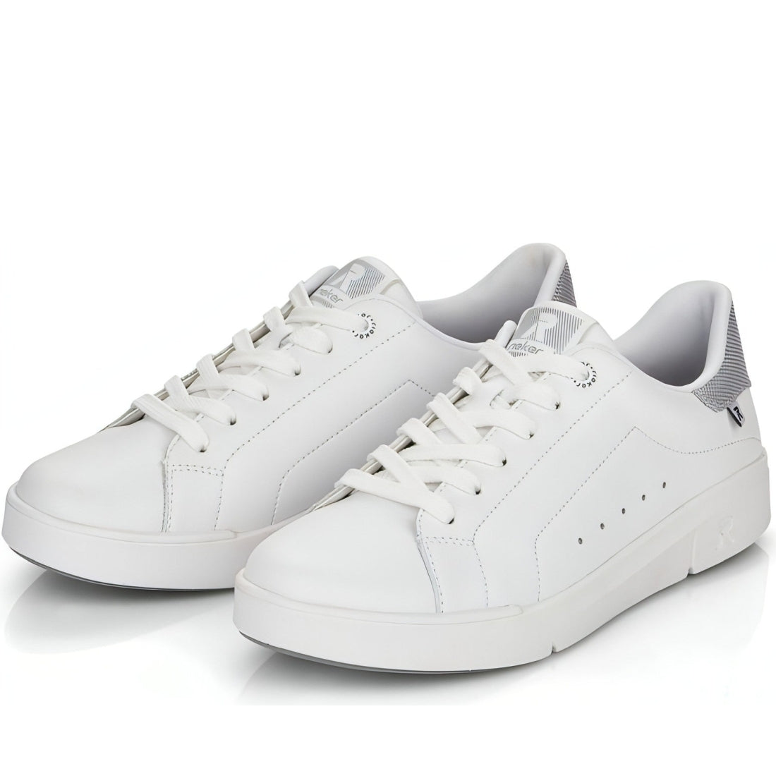 Rieker womens white casual closed sport shoe | Vilbury London