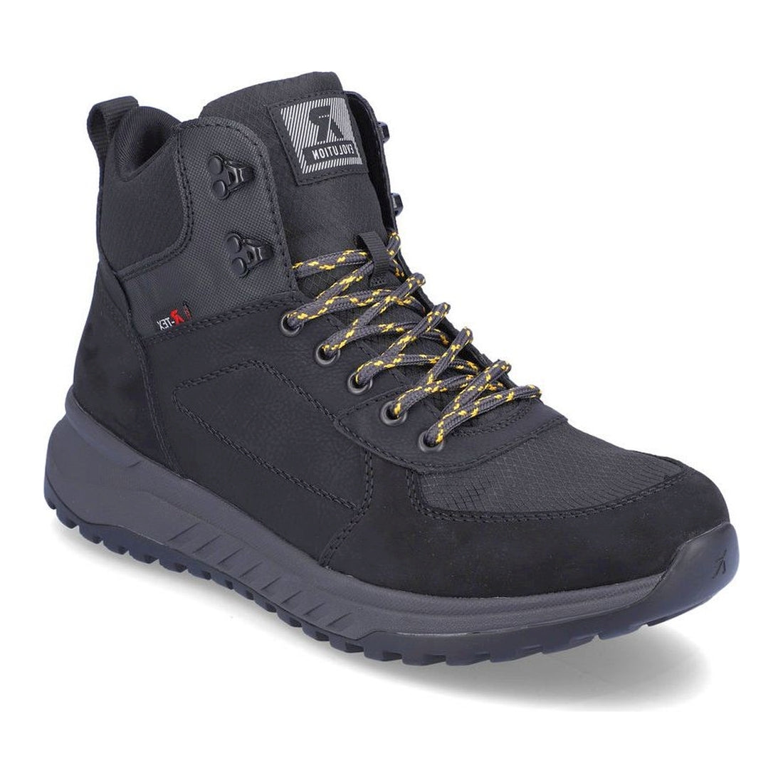 R-Evolution mens black casual closed booties | Vilbury London
