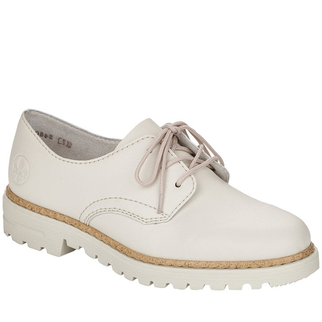 Rieker Womens offwhite casual closed shoes | Vilbury London