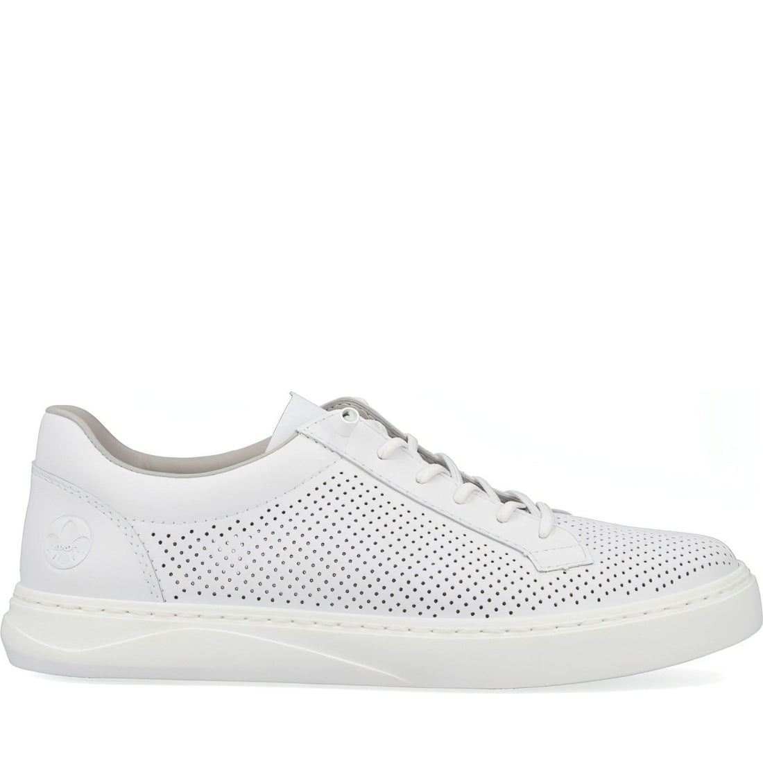 Rieker mens white casual closed sport shoe | Vilbury London