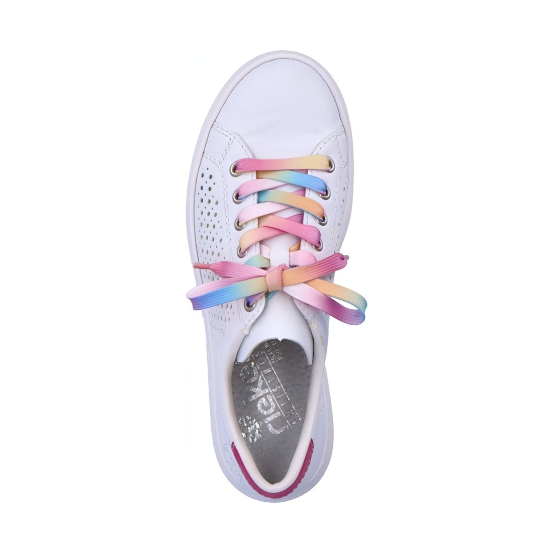 Rieker womens white casual closed sport shoe | Vilbury London