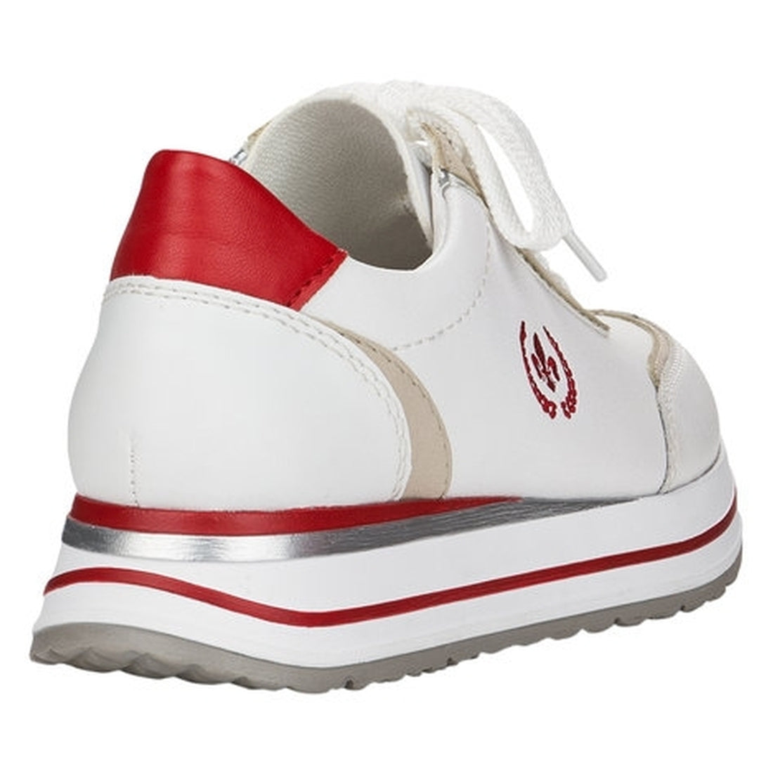 Rieker Womens weiss casual closed shoes | Vilbury London
