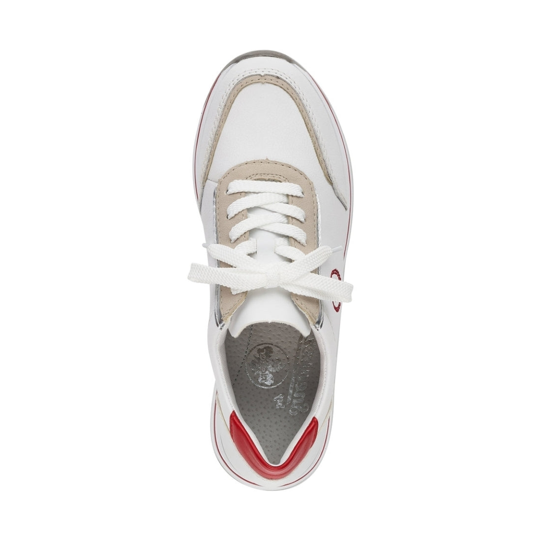 Rieker Womens weiss casual closed shoes | Vilbury London