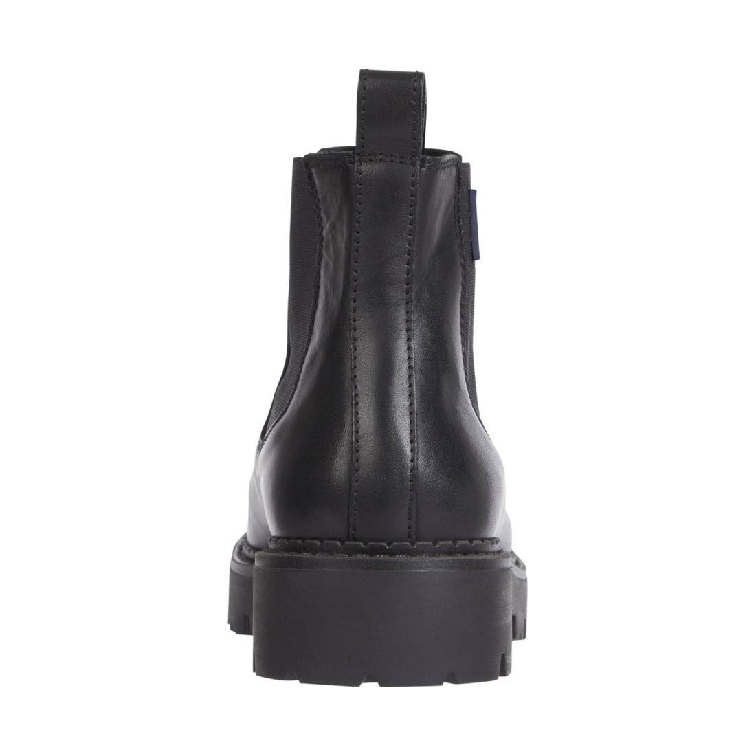 Tommy Jeans mens Black heritage branding chelsea boot | Vilbury London