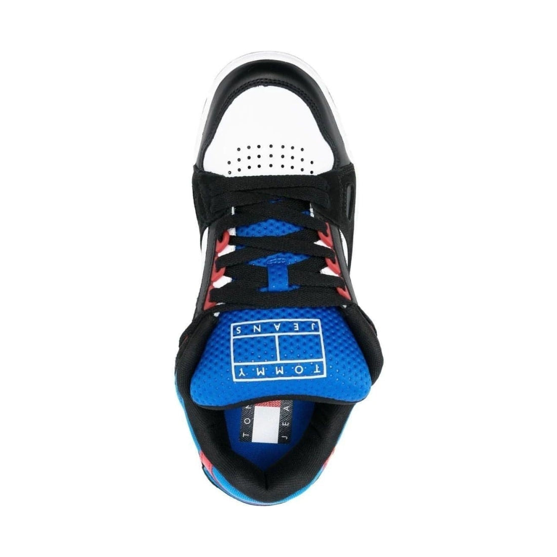 Tommy Jeans mens black jeans skate sneaker | Vilbury London