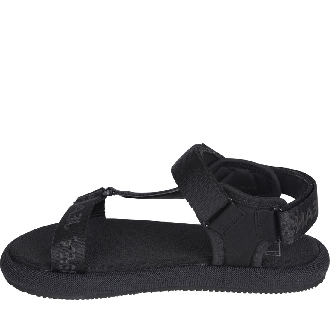 Tommy Jeans Womens Black essential sporty sandal | Vilbury London