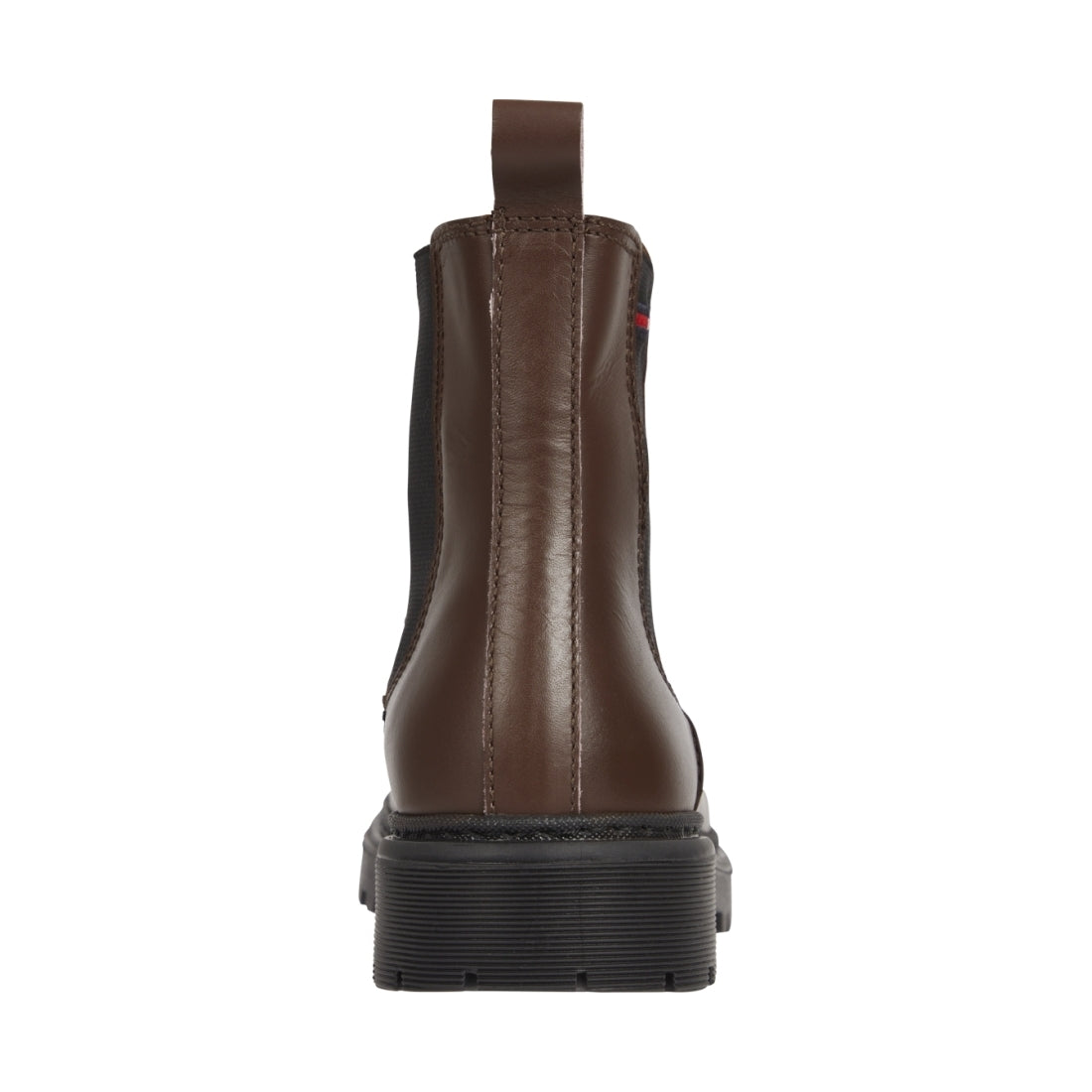 Tommy Jeans womens Truffle Brown flat chelsea booties | Vilbury London