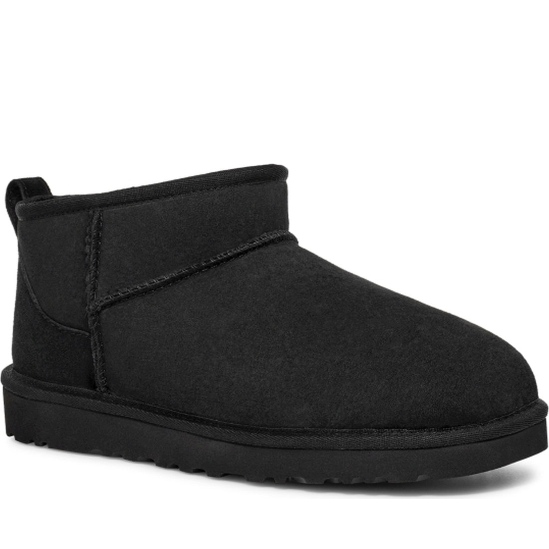 UGG mens Black classic ultra mini booties | Vilbury London