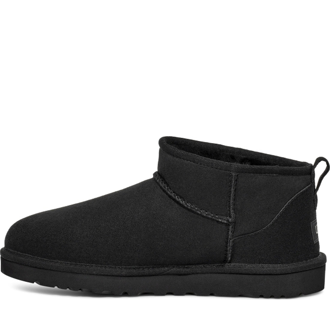 UGG mens Black classic ultra mini booties | Vilbury London