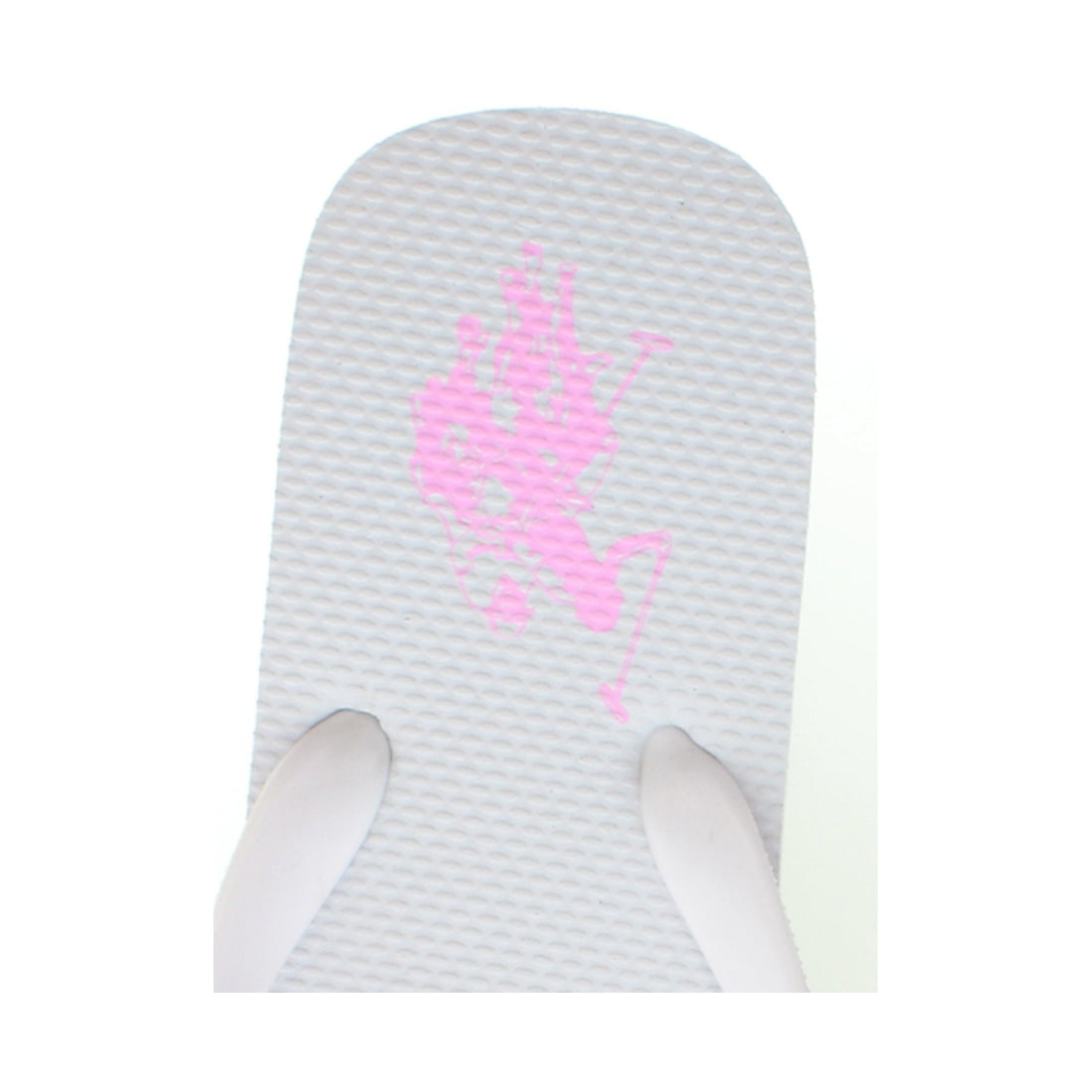 U.S. Polo Assn. Womens Whi vaian flip flops | Vilbury London