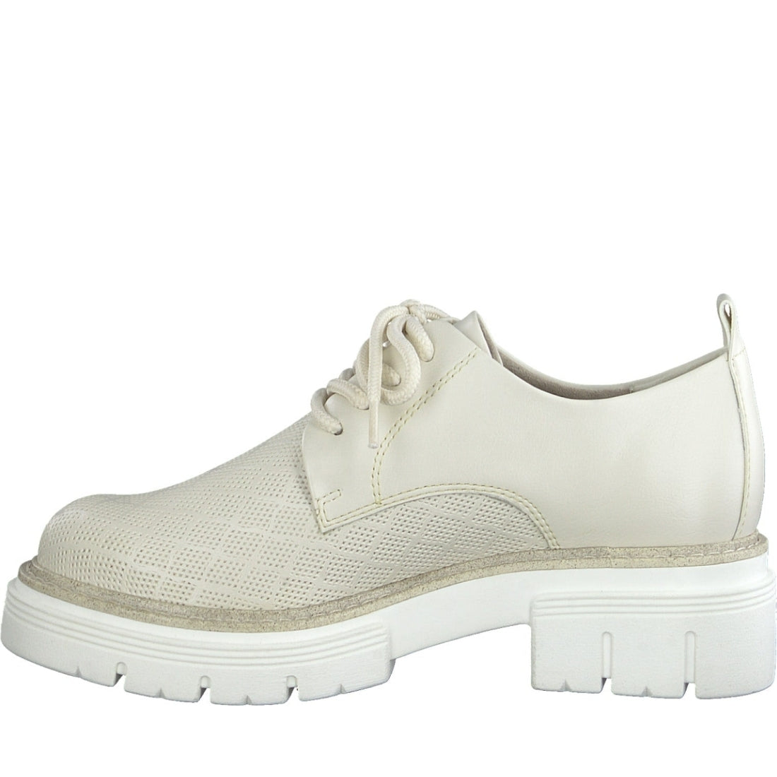 Marco Tozzi womens beige classic closed formal | Vilbury London