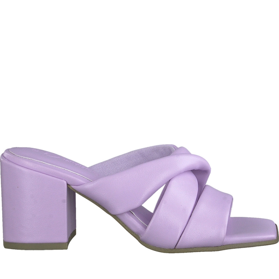 Marco Tozzi womens purple elegant open mules | Vilbury London