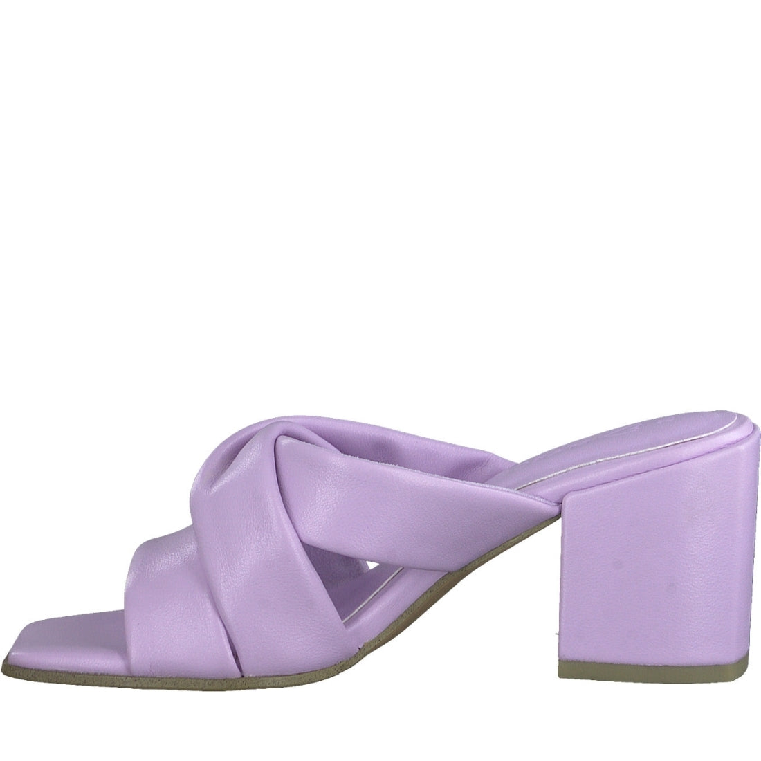 Marco Tozzi womens purple elegant open mules | Vilbury London