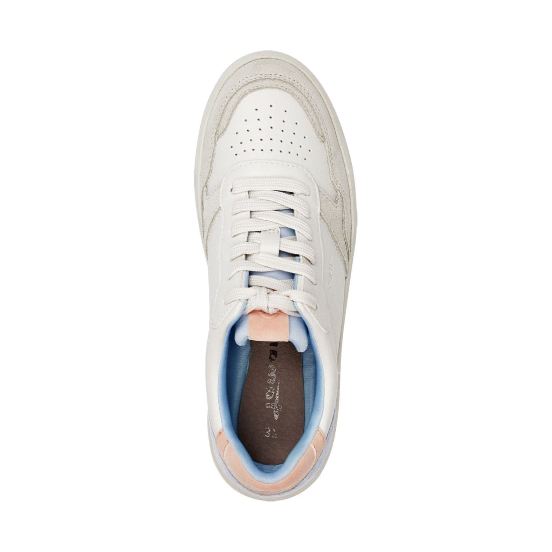 Tamaris womens lt blue comb casual closed sport shoe | Vilbury London