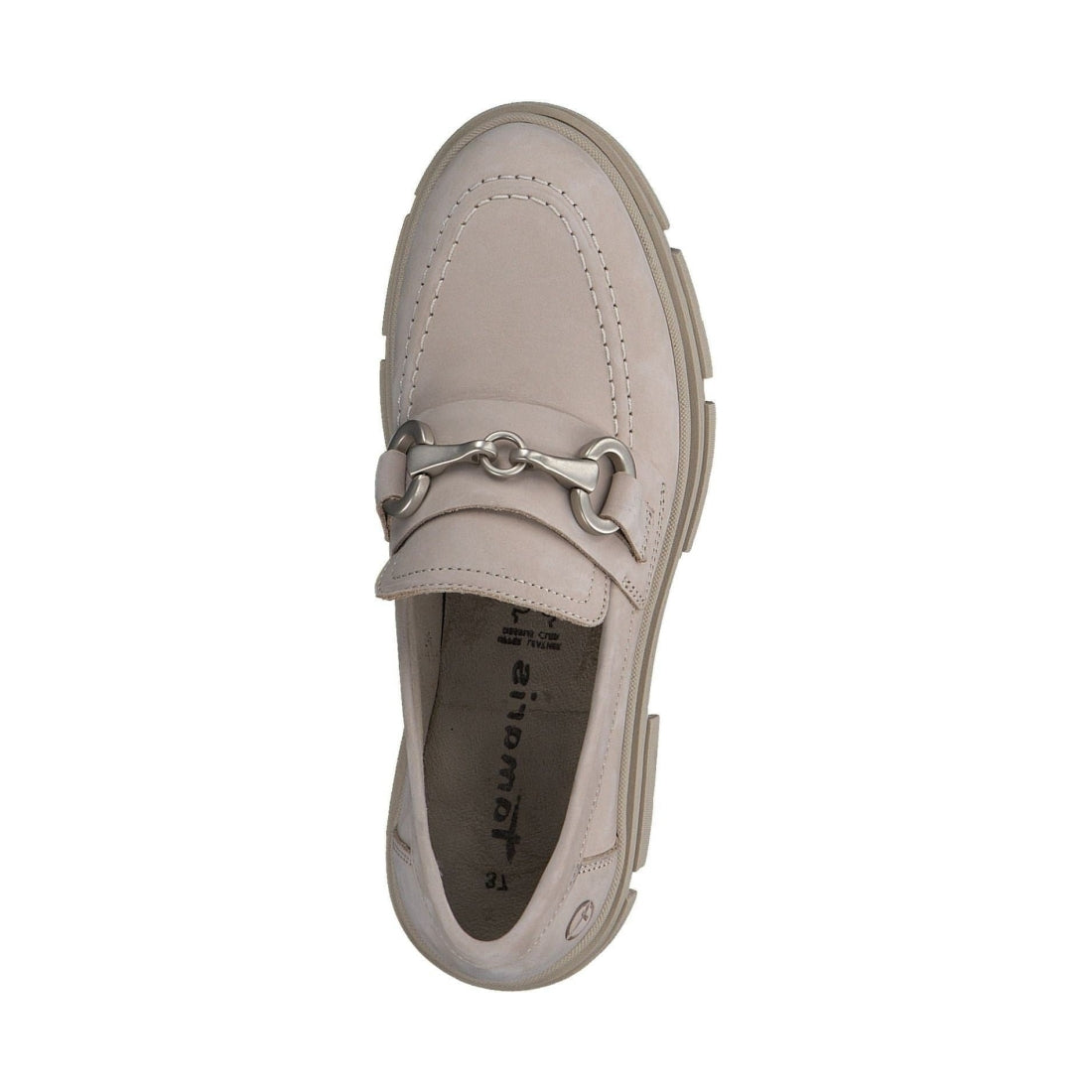Tamaris womens antelope casual closed loafers | Vilbury London