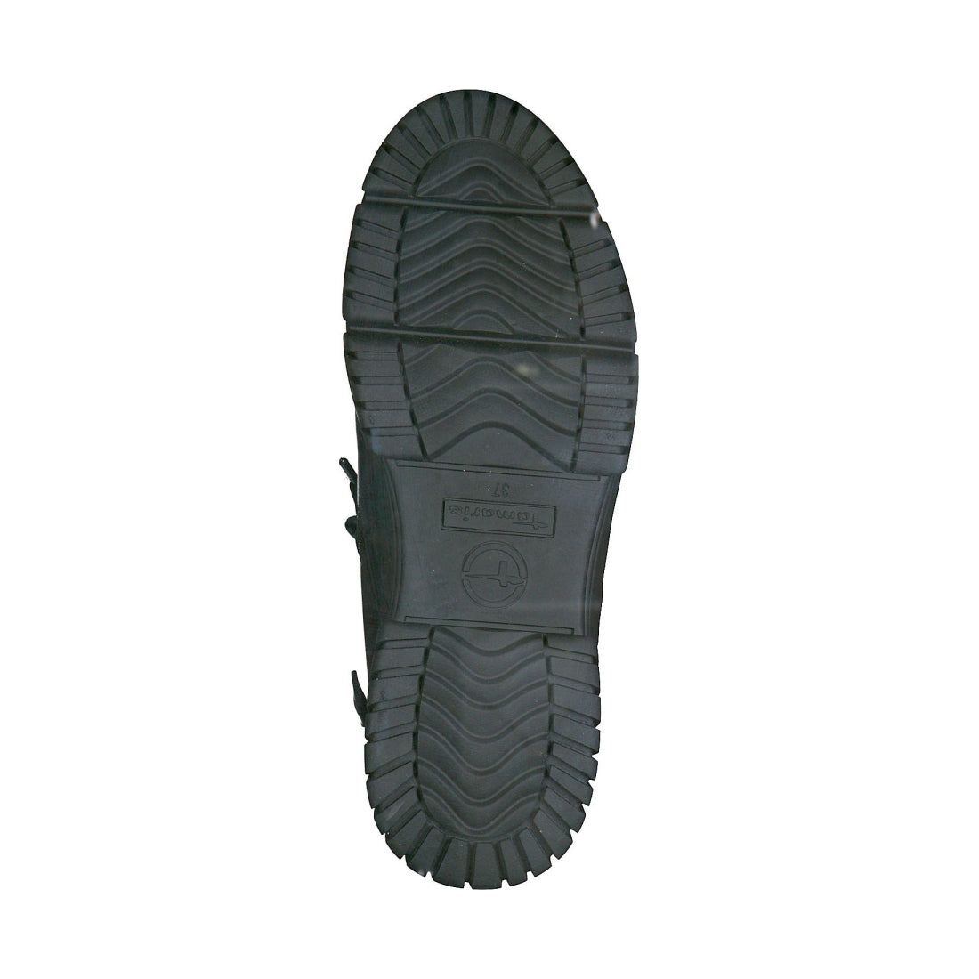 Tamaris womens black casual closed booties | Vilbury London