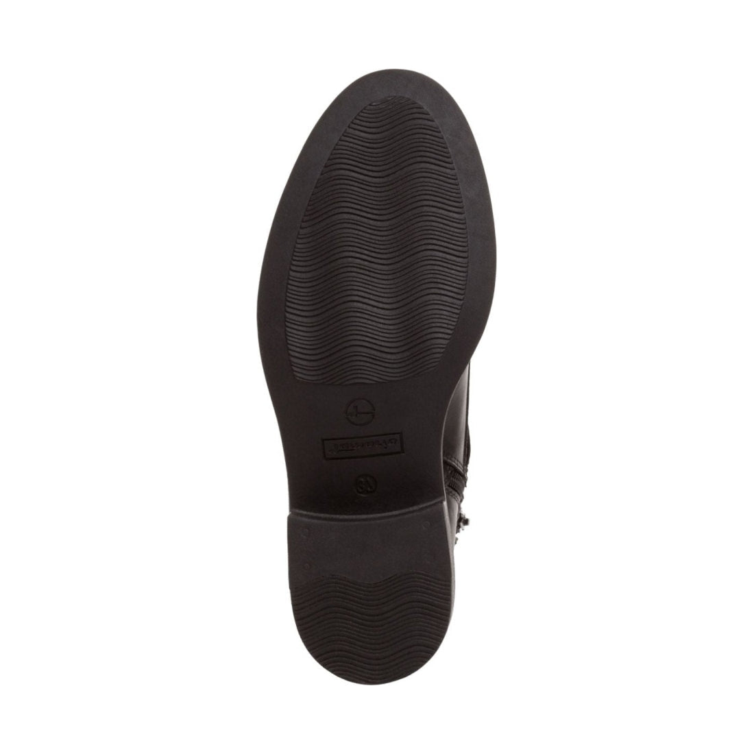 Tamaris womens black casual closed booties | Vilbury London
