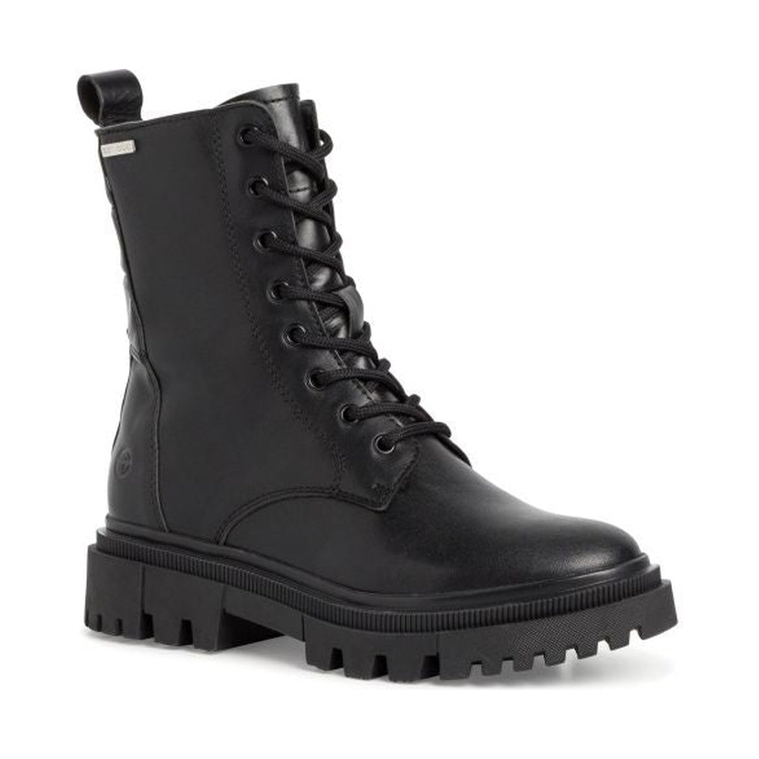 Tamaris womens black casual closed booties | Vilbury London
