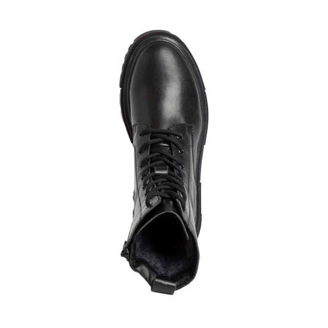 Tamaris womens black casual closed booties | Vilbury London