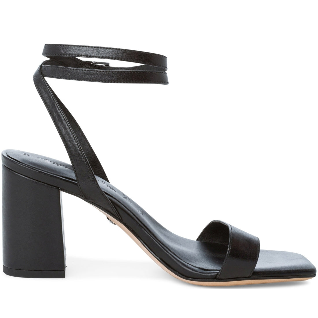 Tamaris Womens black elegant open sandals | Vilbury London