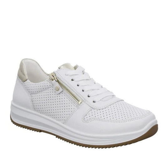 Osaka Women's White Leisure Wedge Fashion Sneakers