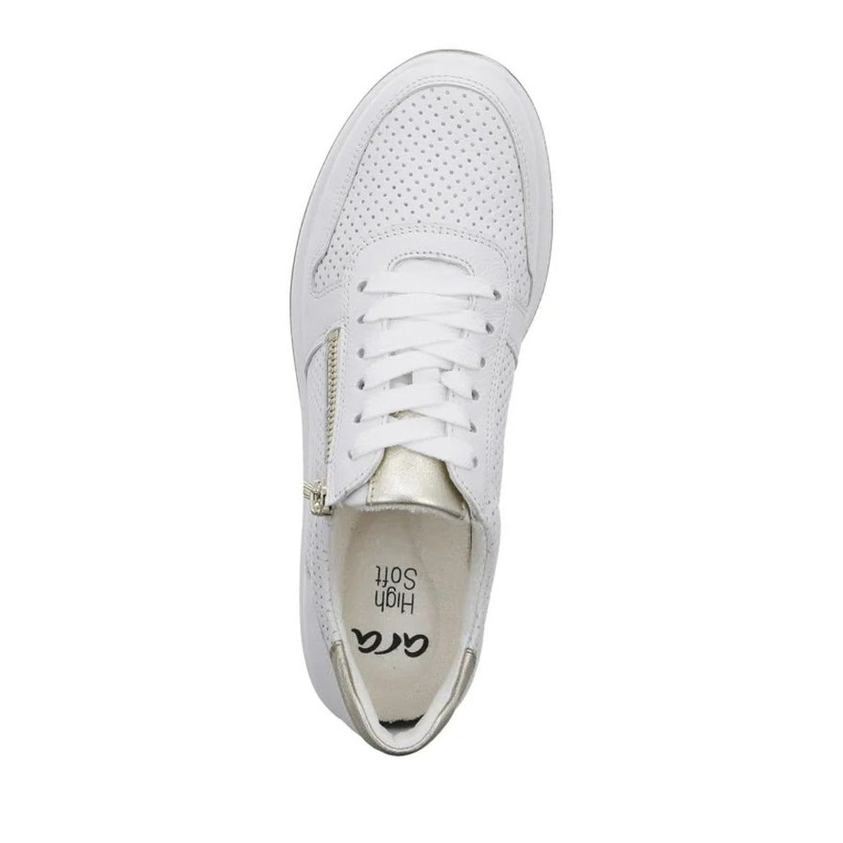 Osaka Women's White Leisure Wedge Fashion Sneakers