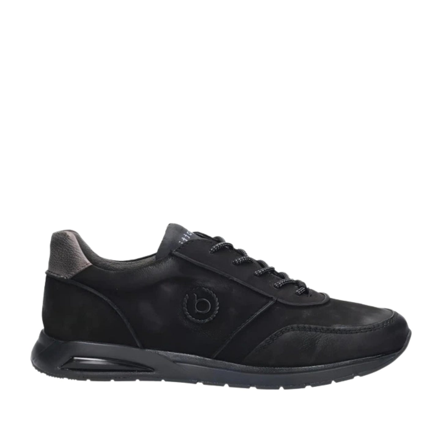 Laporis Men's Black Wedge Athletic Sneakers