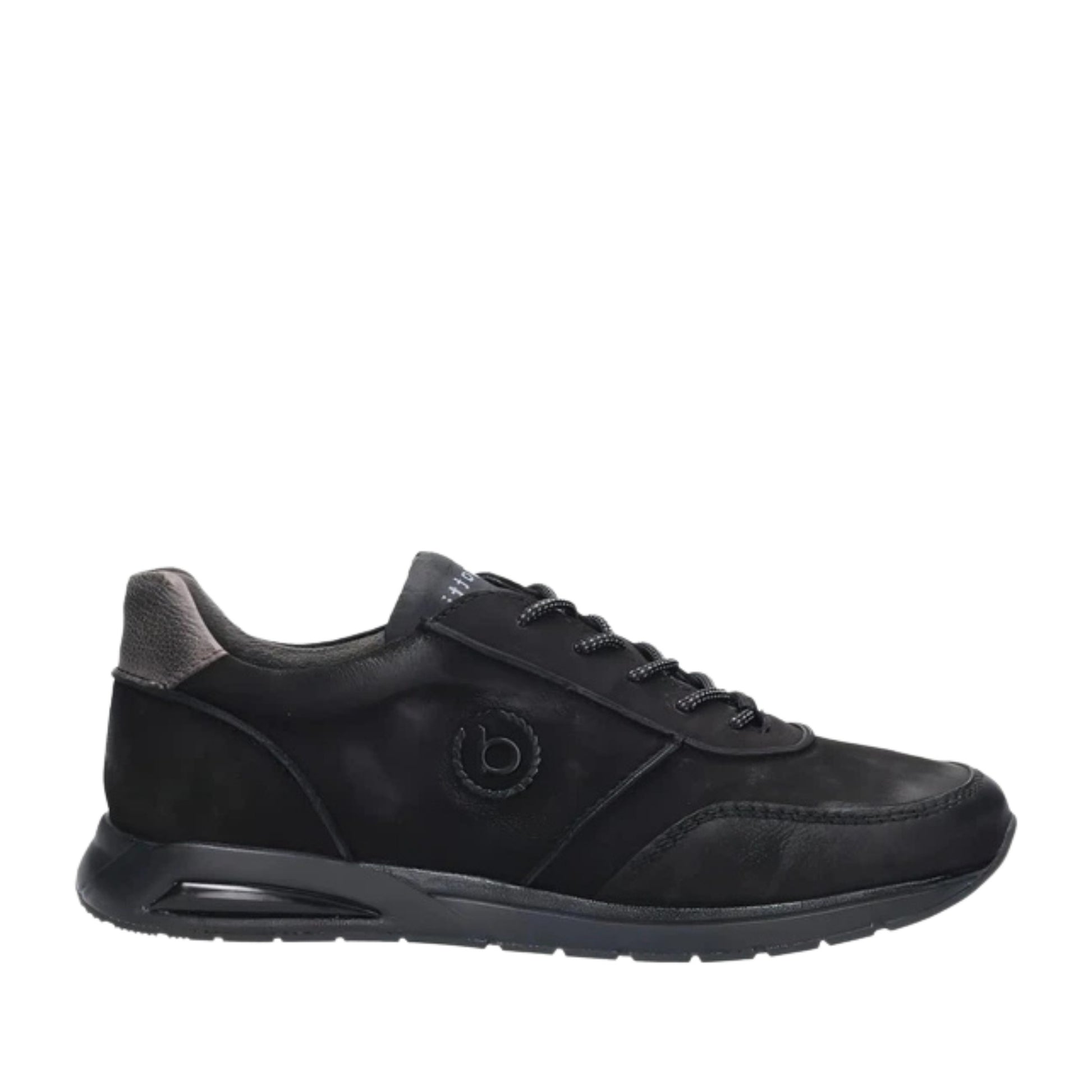 Laporis Men's Black Wedge Athletic Sneakers