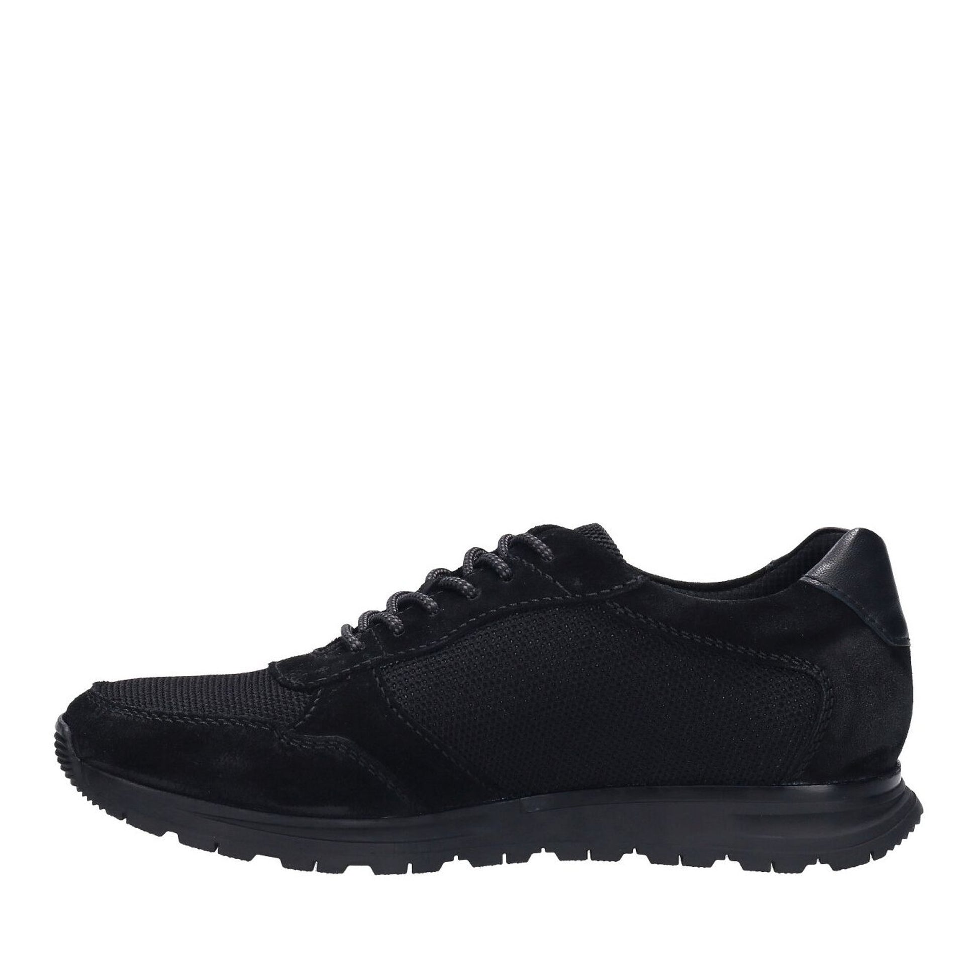 Stranger Sport Men's Black Wedge Athletic Sneakers