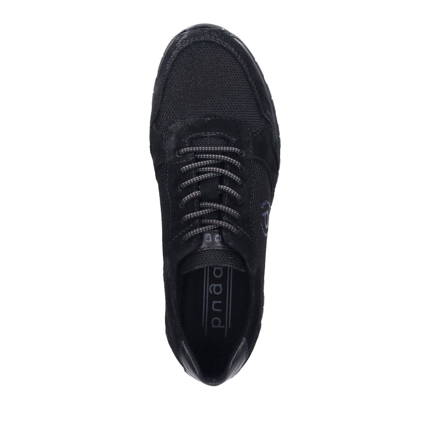 Stranger Sport Men's Black Wedge Athletic Sneakers
