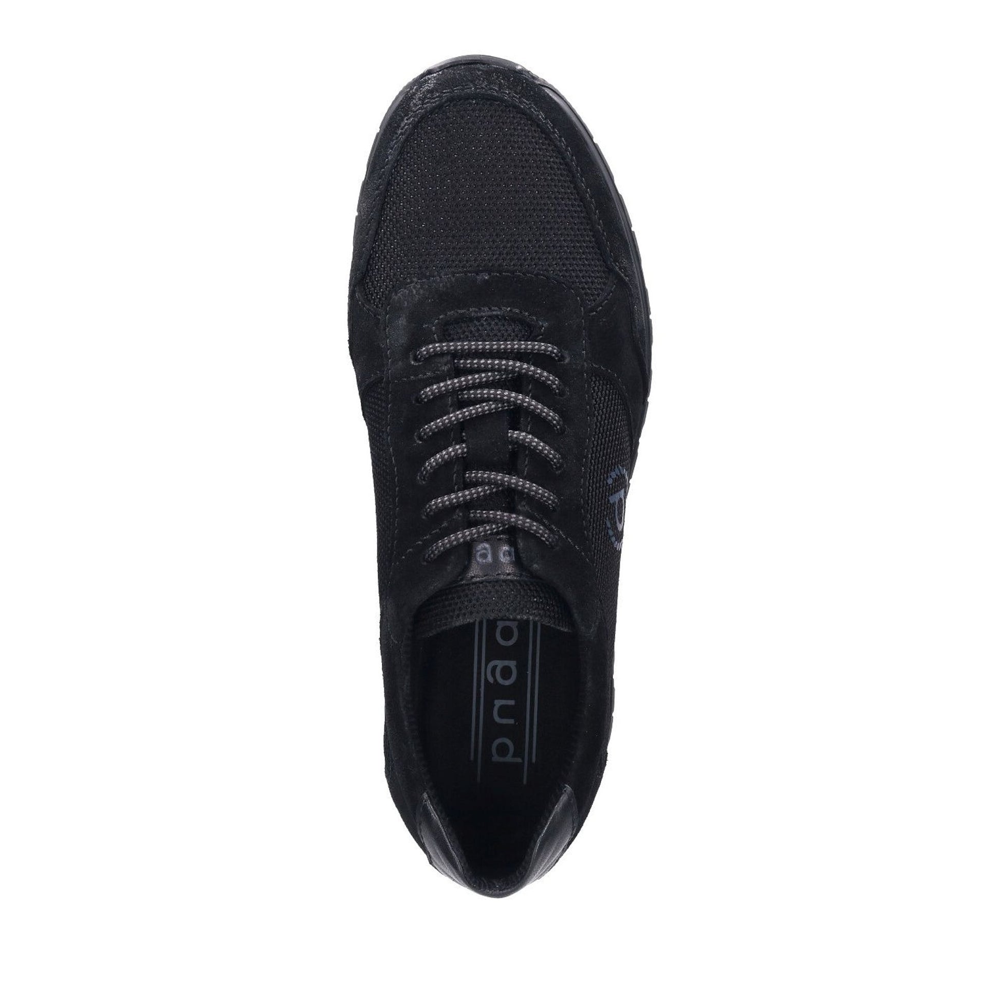 Stranger Sport Men's Black Wedge Athletic Sneakers
