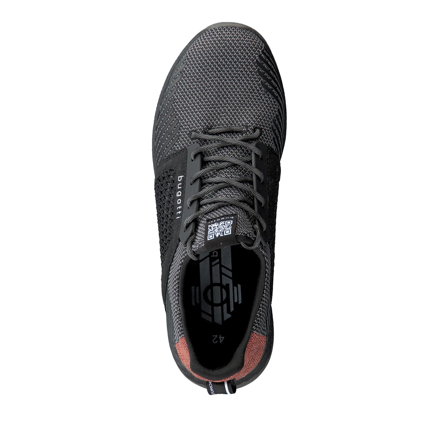 Java II Men's Black Wedge Fashion Sneakers
