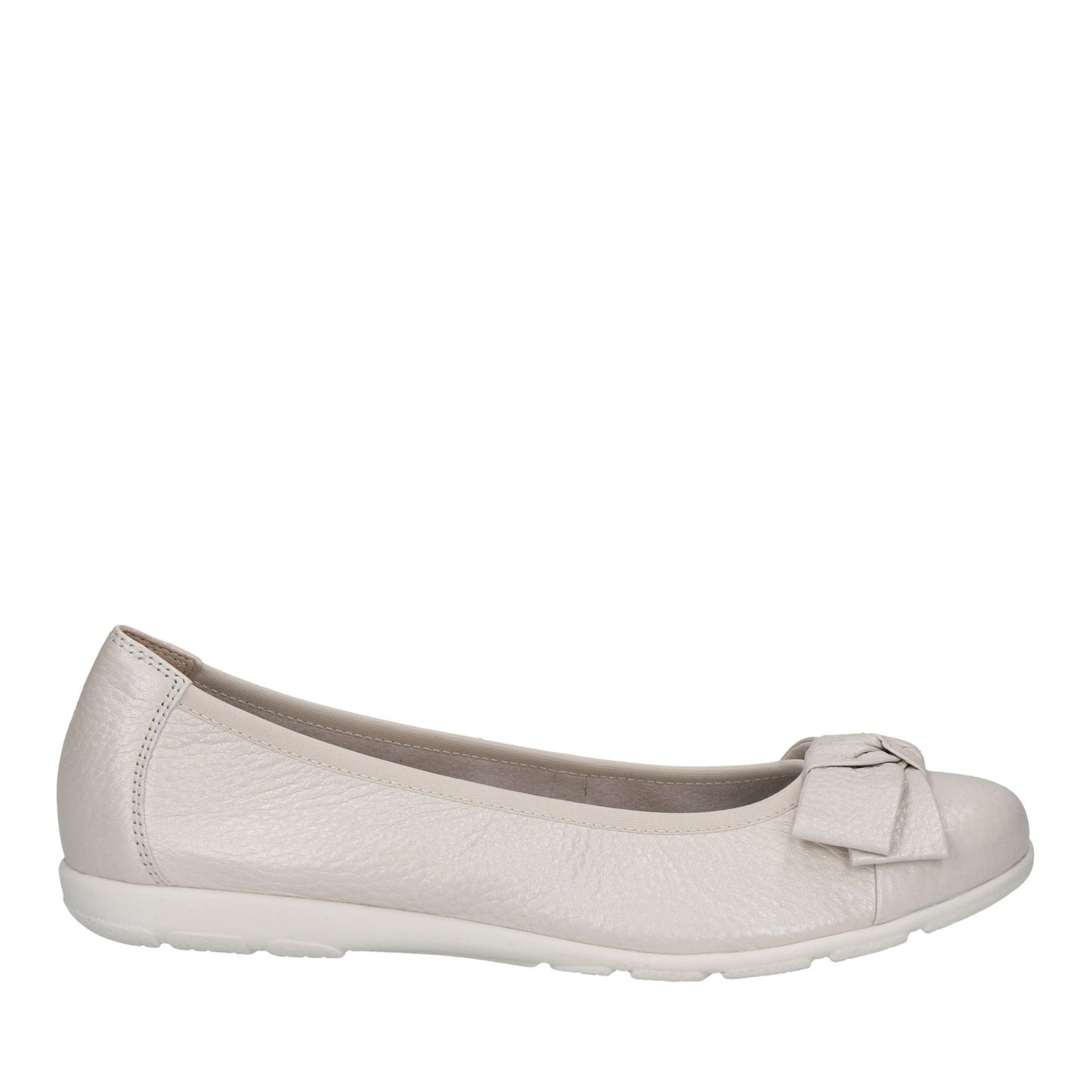 Women's Beige Wedge Ballet Flats