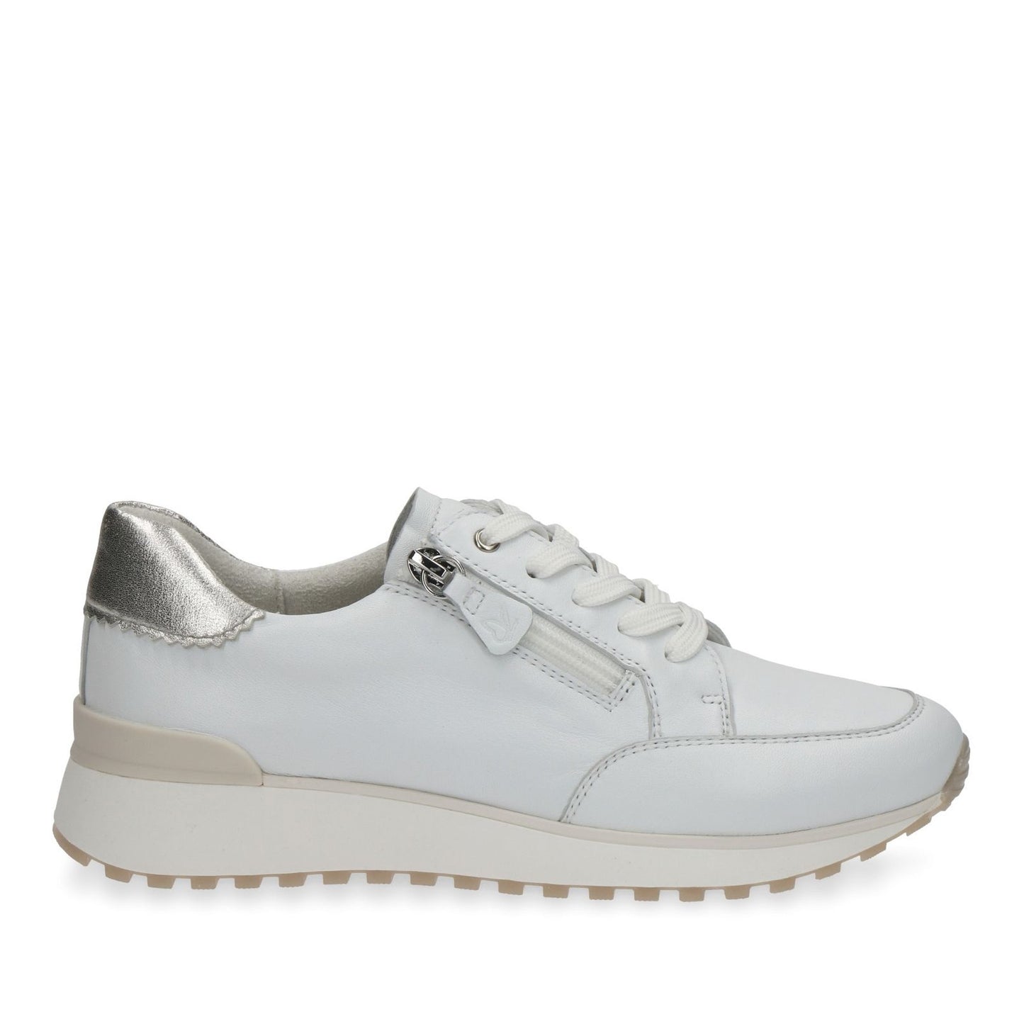 Women's White Wedge Athletic Sneakers