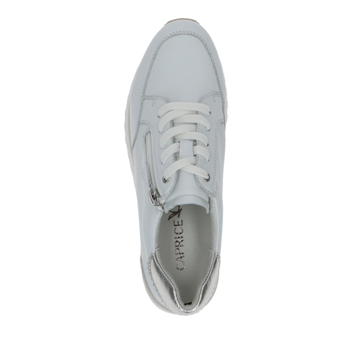 Women's White Wedge Athletic Sneakers