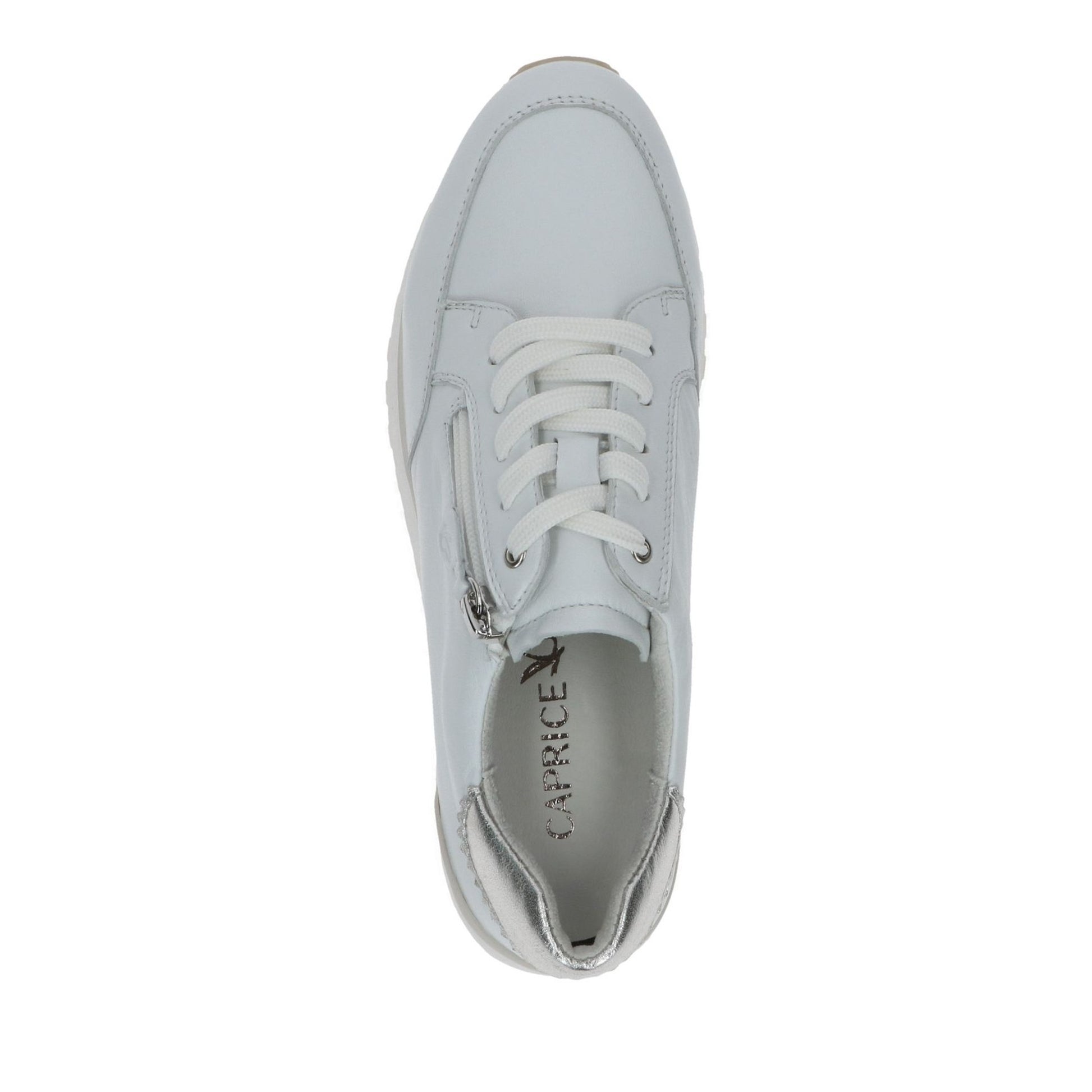 Women's White Wedge Athletic Sneakers