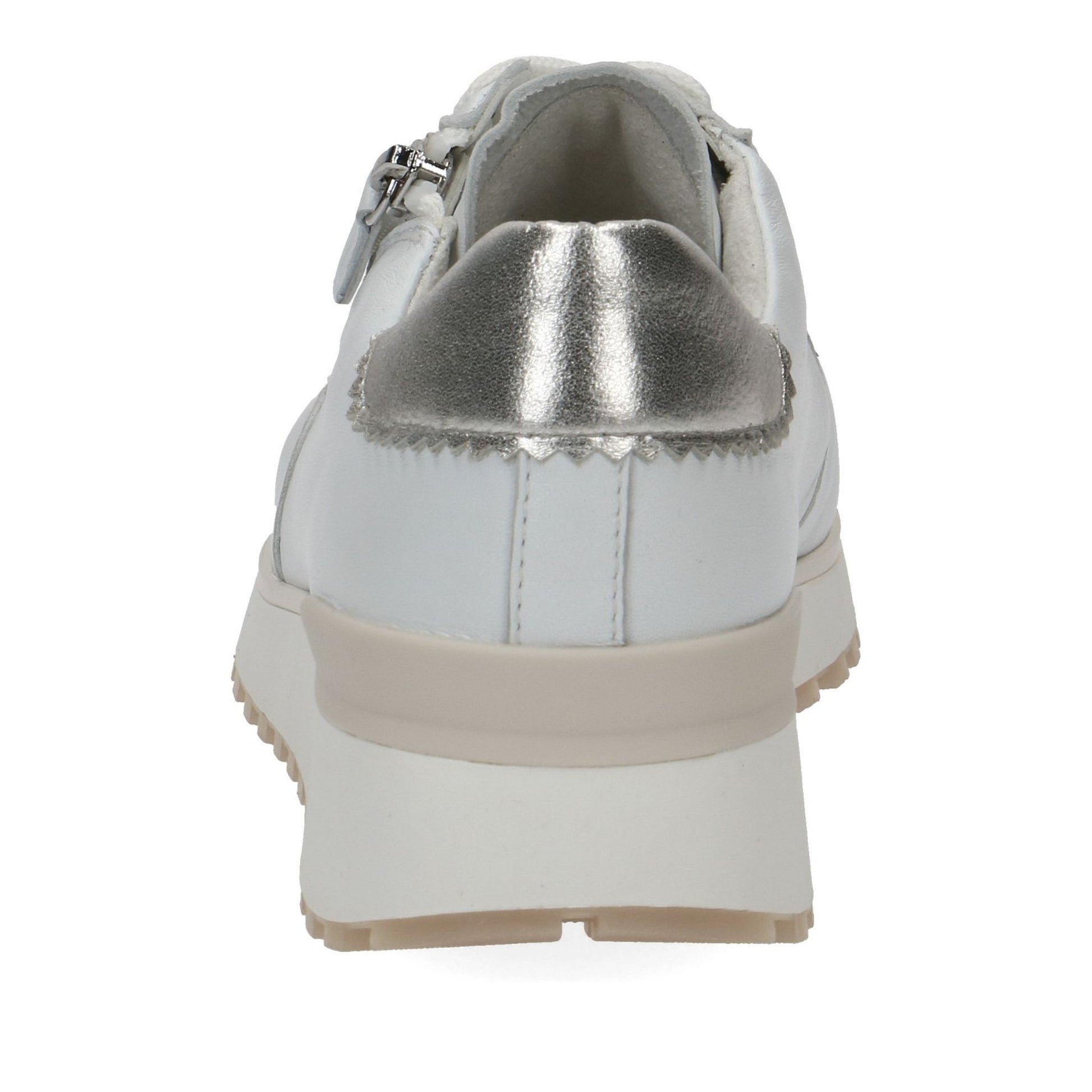 Women's White Wedge Athletic Sneakers
