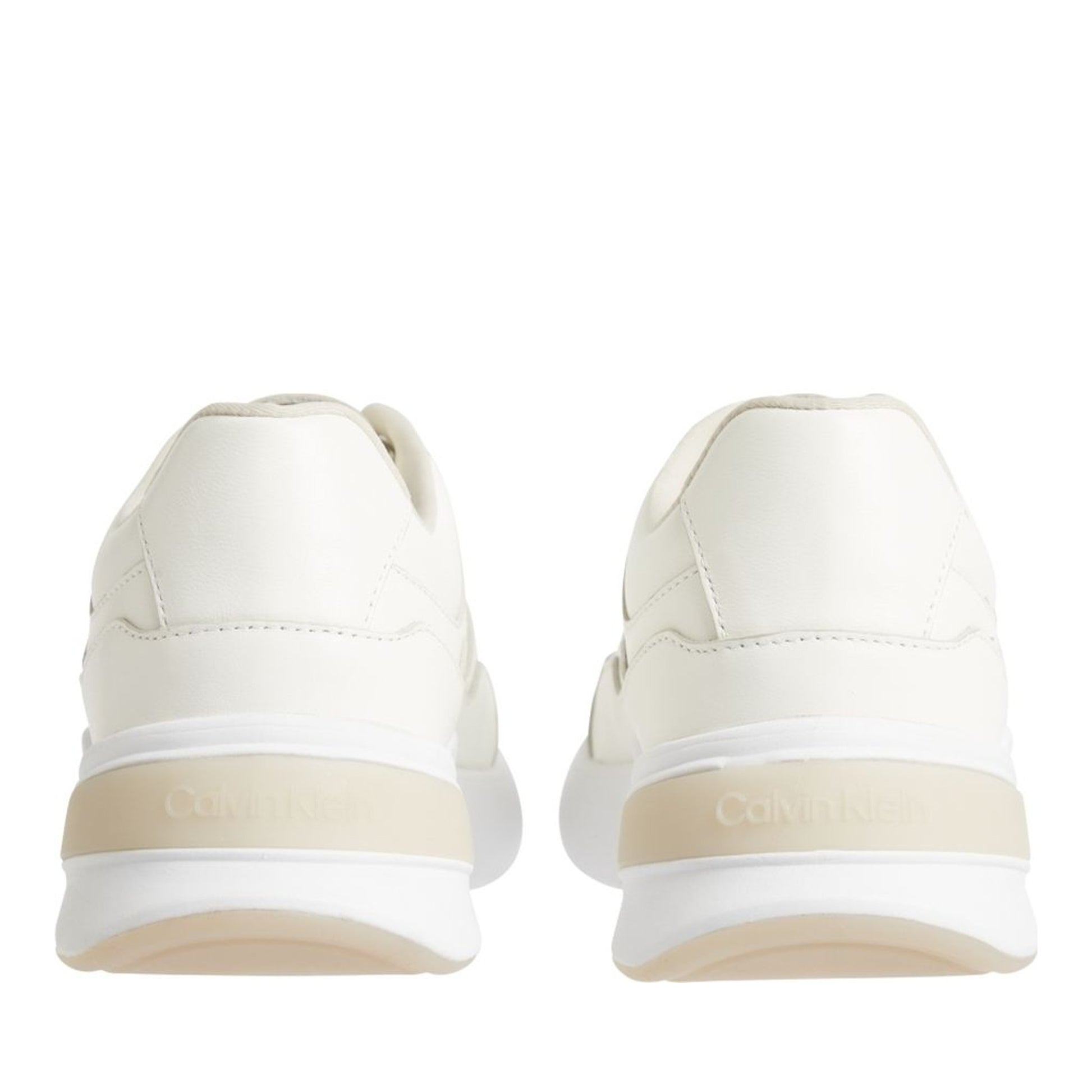 Women's White Elevated Athletic Sneakers