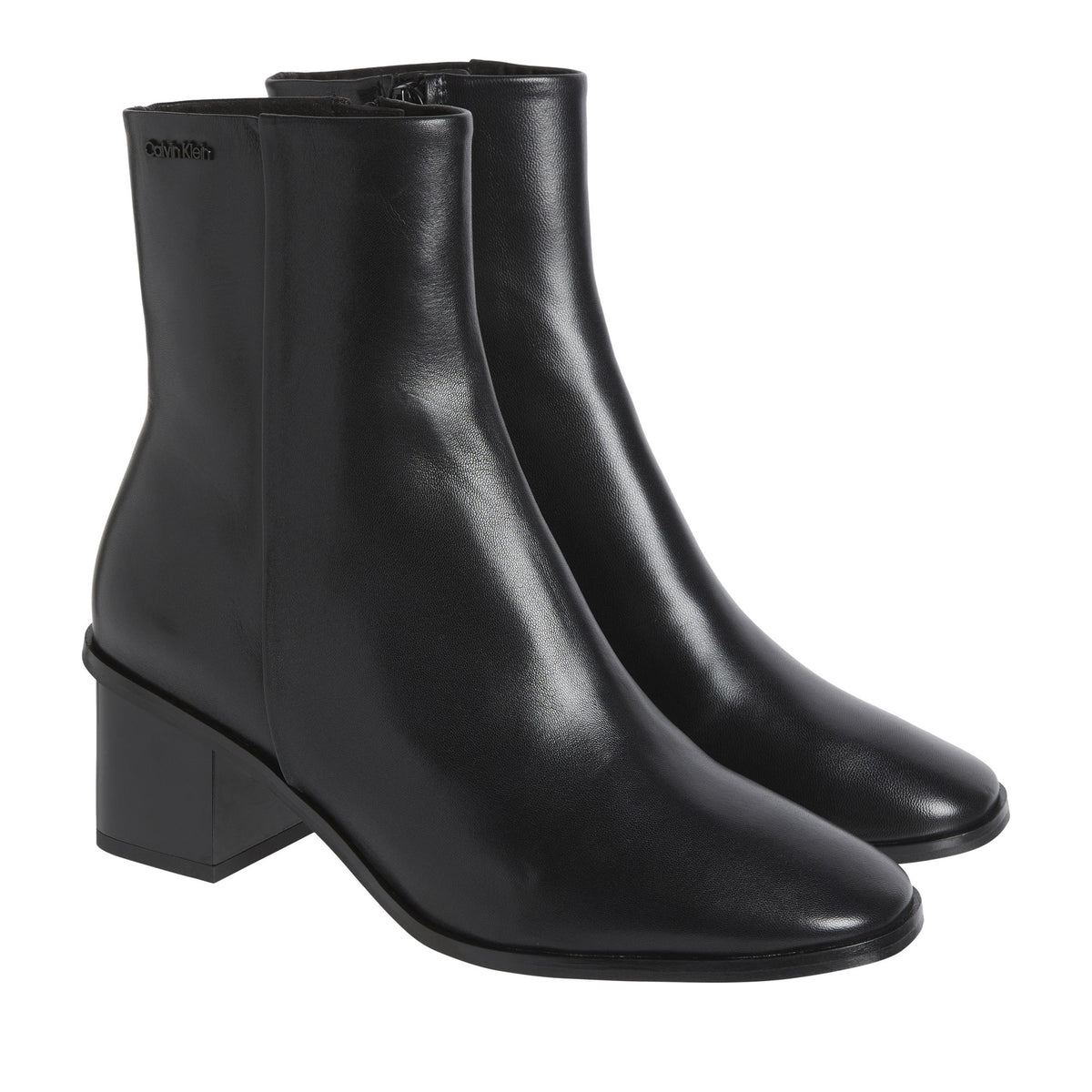 Women's Black Dress Heel Ankle Boots